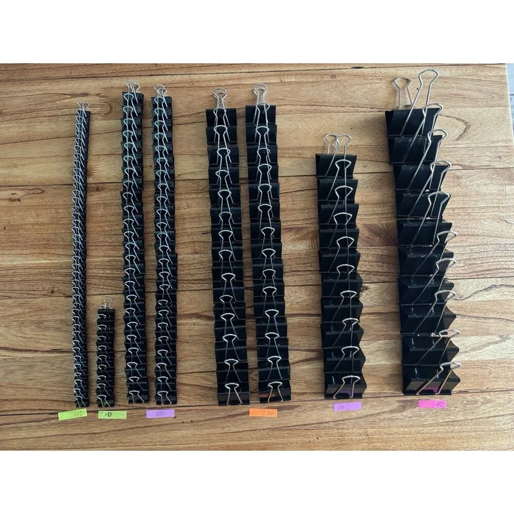 Binder Clips 150 Assorted Sizes